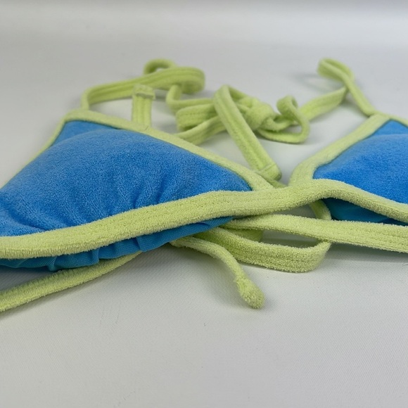 Xhilaration Blue and Green Bikini Top - Picture 5 of 8